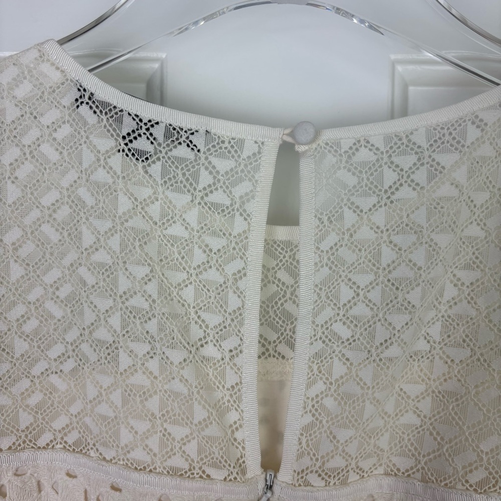 Banana Republic Ivory A-Line Dress Size 2 - Picture 11 of 13